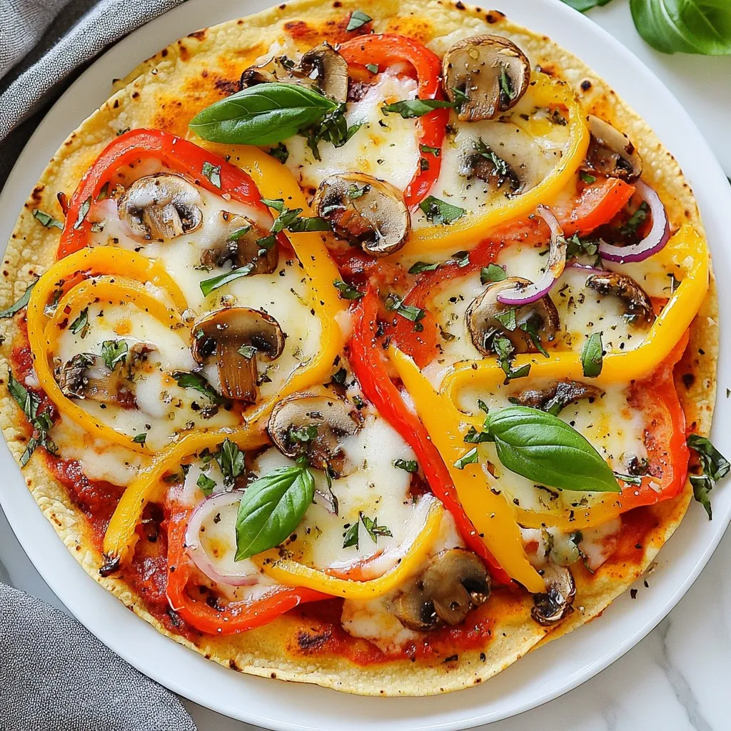 Tortilla Pizza Air Fryer Quick and Tasty Recipe