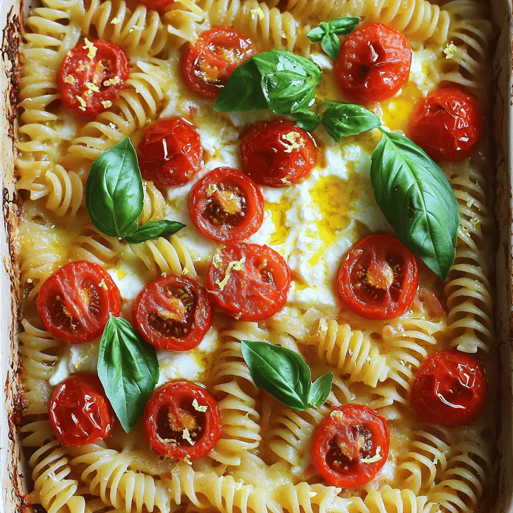 Baked Feta Pasta Quick and Easy Dinner Delight