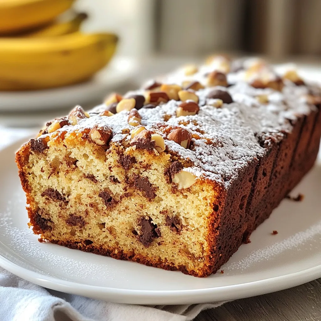 Chocolate Hazelnut Banana Bread Savory Delight Recipe