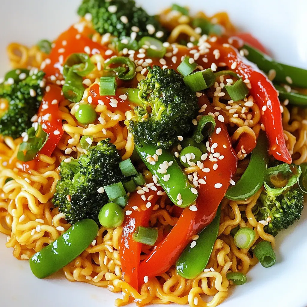 Spicy Sriracha Ramen Stir Fry Tasty and Quick Meal