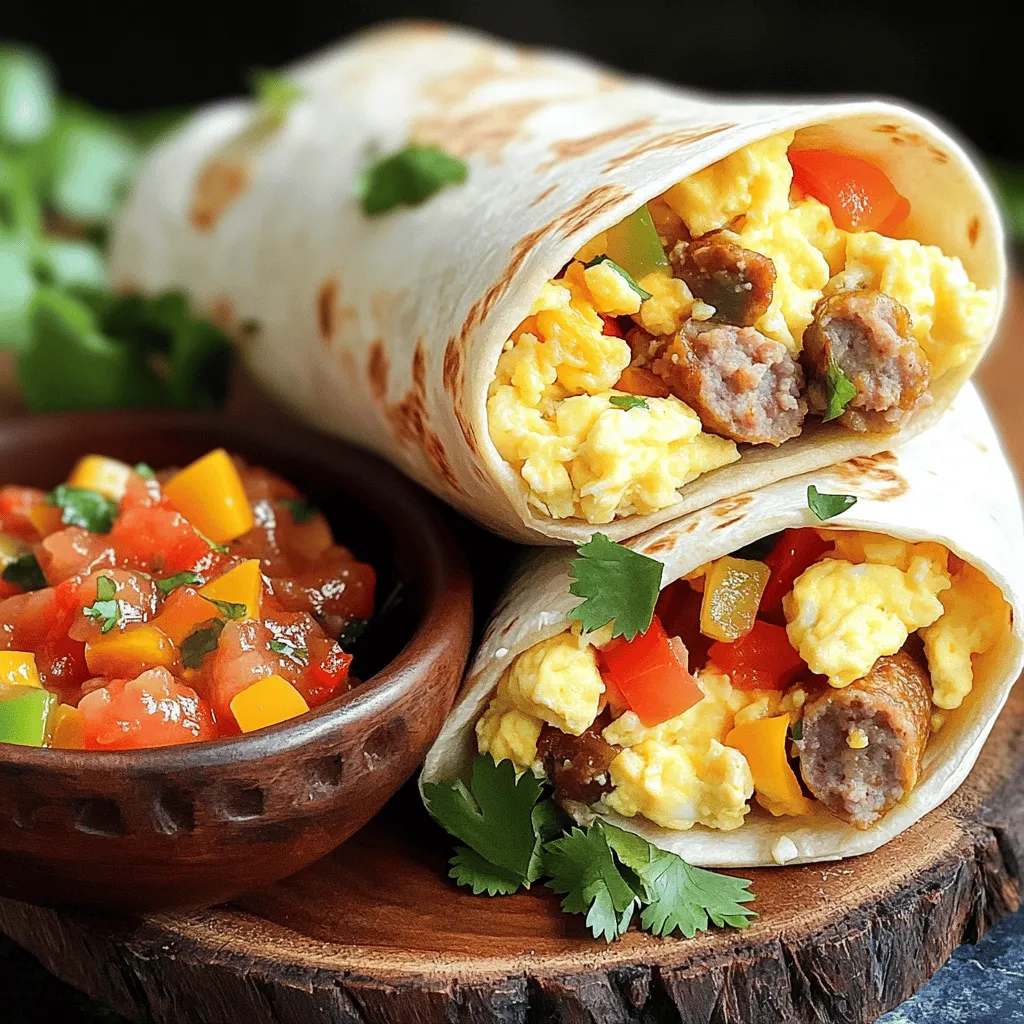 Easy Sausage Breakfast Burritos Simple and Tasty Meal