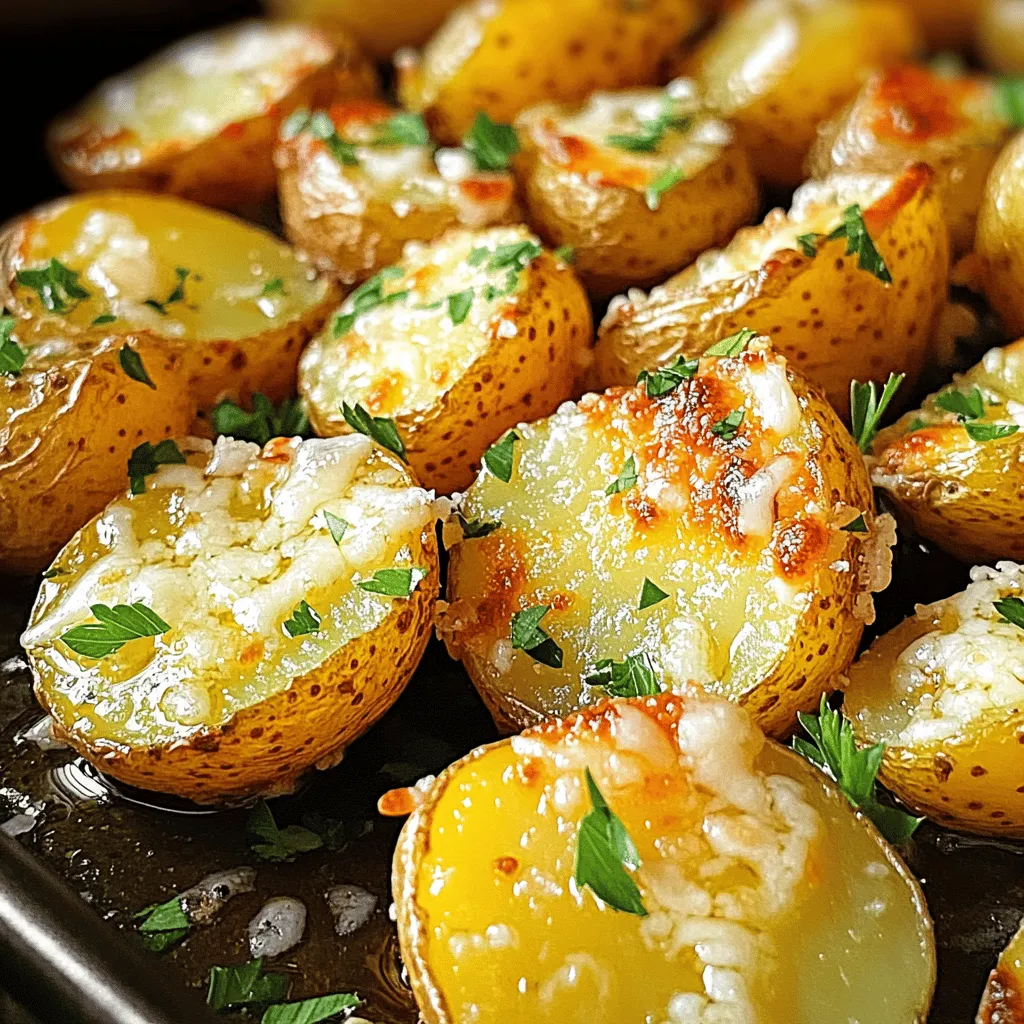 Crispy Garlic Parmesan Potatoes Easy and Flavorful Dish