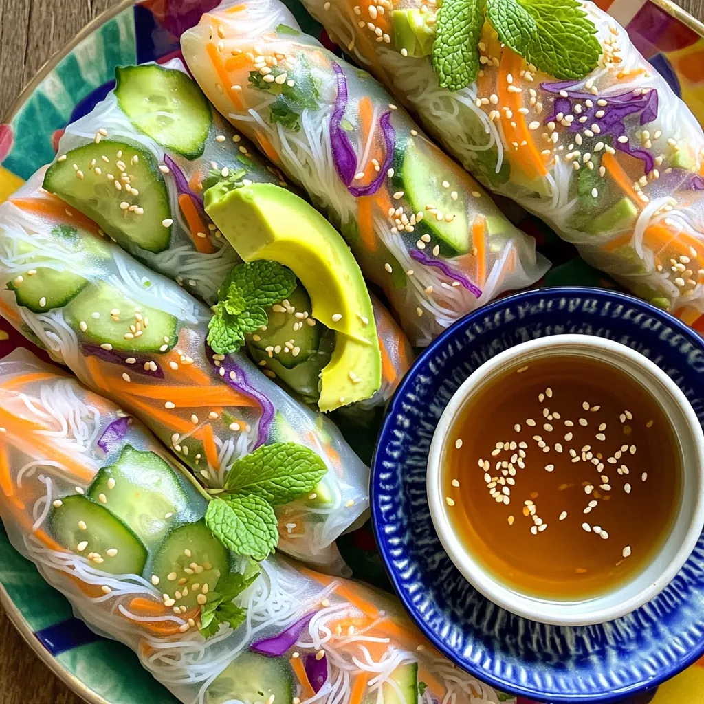 Rice Paper Spring Rolls Easy and Flavorful Recipe