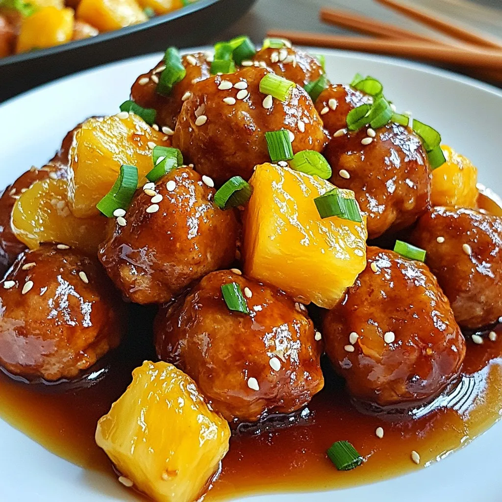 Pineapple Teriyaki Meatballs Flavors to Savor