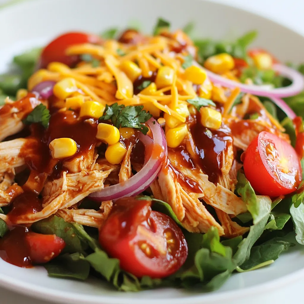 Barbecue Ranch Chicken Salad Flavorful Meal Idea