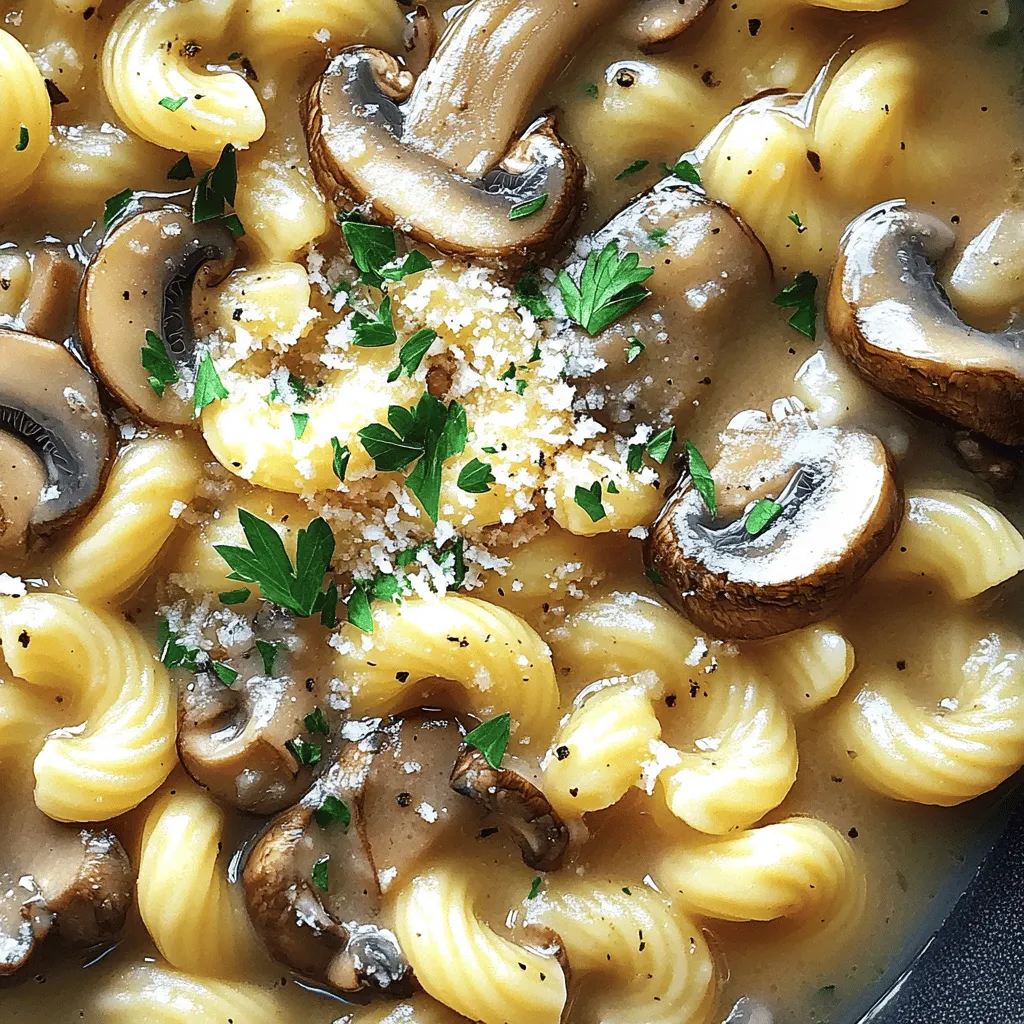 Creamy Mushroom Pasta Soup Hearty and Comforting Meal