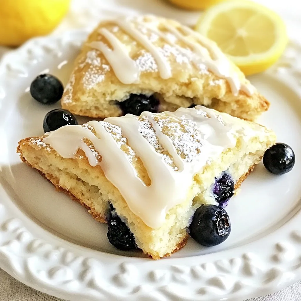 Lemon Blueberry Scones Delightfully Simple Recipe