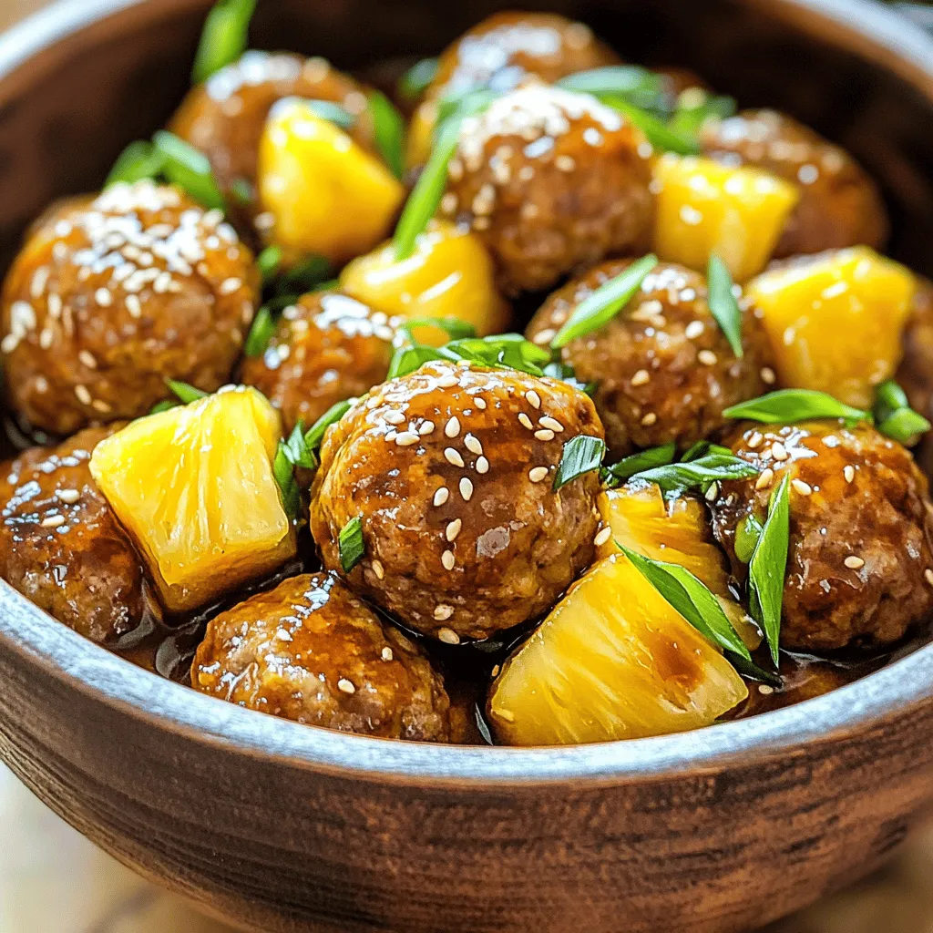 Pineapple Teriyaki Meatballs Delightful and Easy Recipe