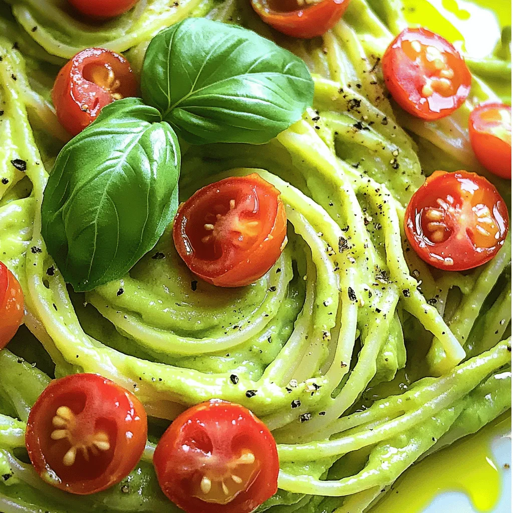 Creamy Avocado Pasta Quick and Easy Recipe Delight