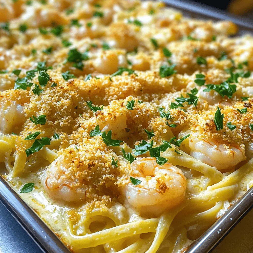 Savory Shrimp Scampi Pasta Bake Family Delight
