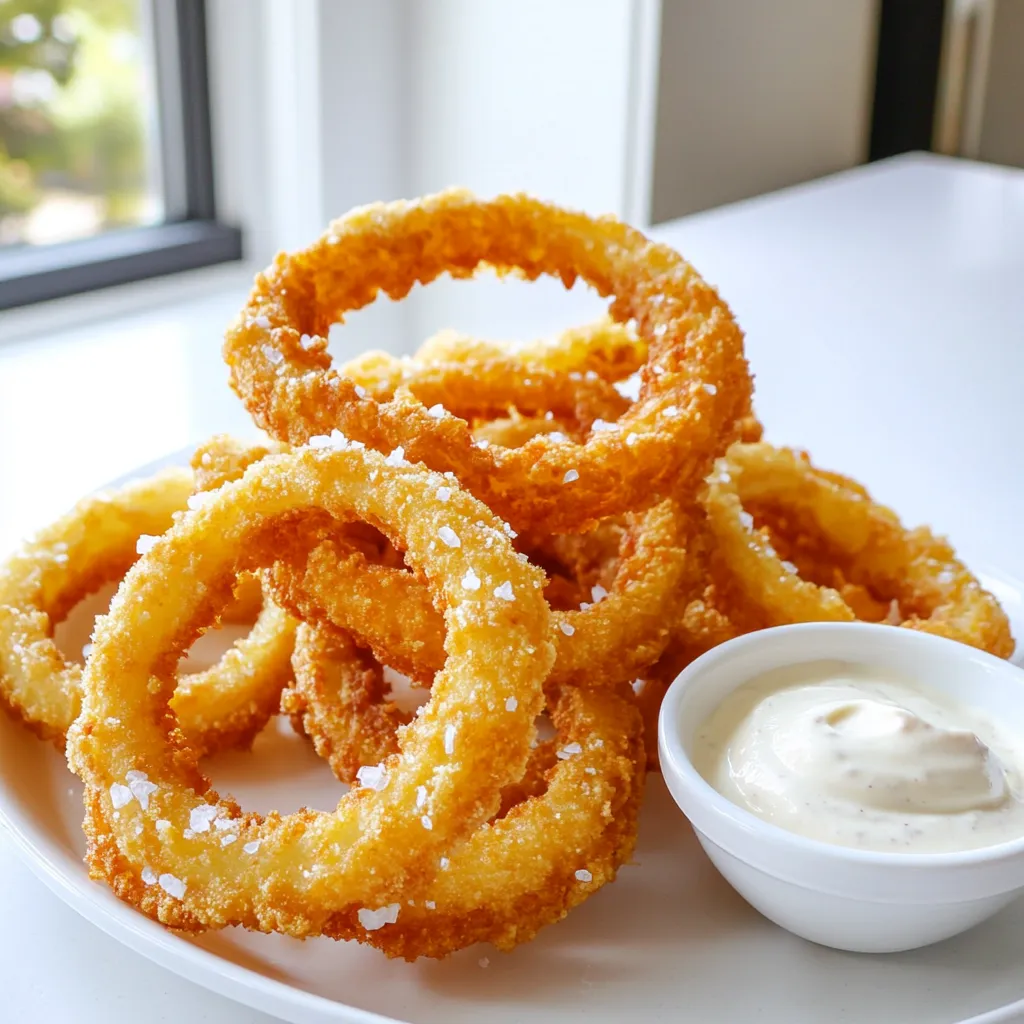 Air Fryer Onion Rings Crunchy and Flavorful Snack