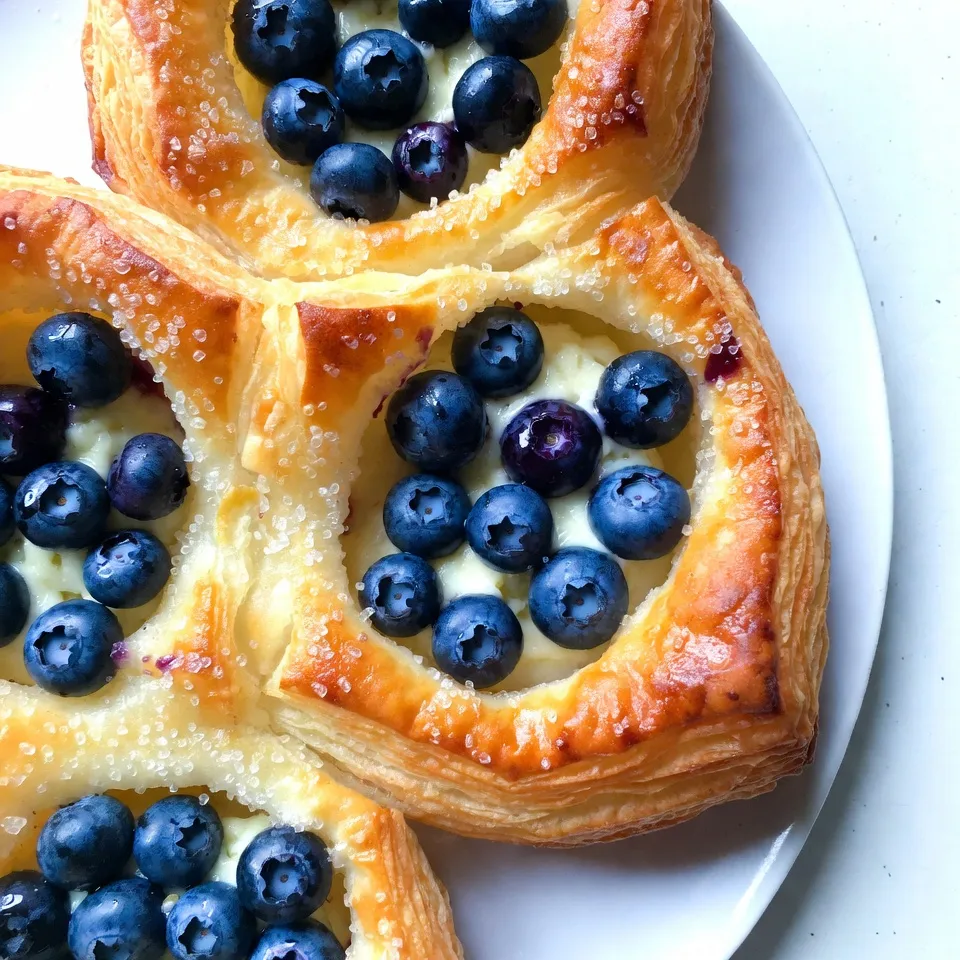 Blueberry Cream Cheese Danish Delightful Sweet Treat