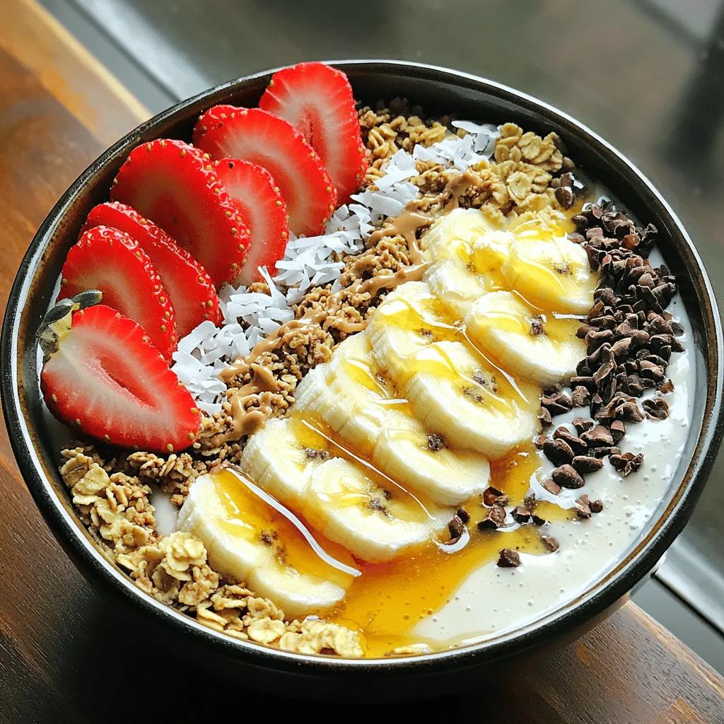 Peanut Butter Banana Smoothie Bowl Deliciously Healthy
