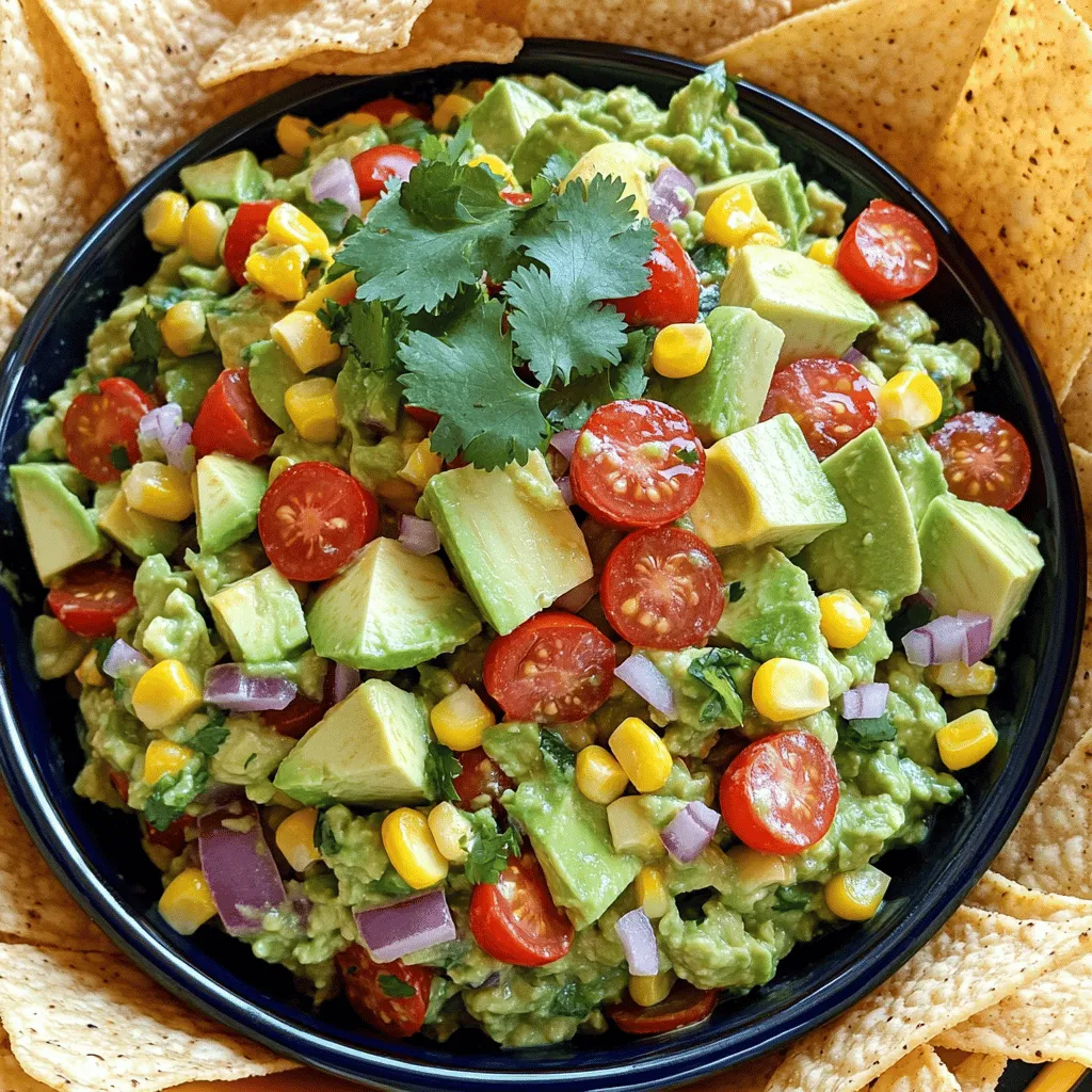 Chunky Guacamole Salad Fresh and Flavorful Delight