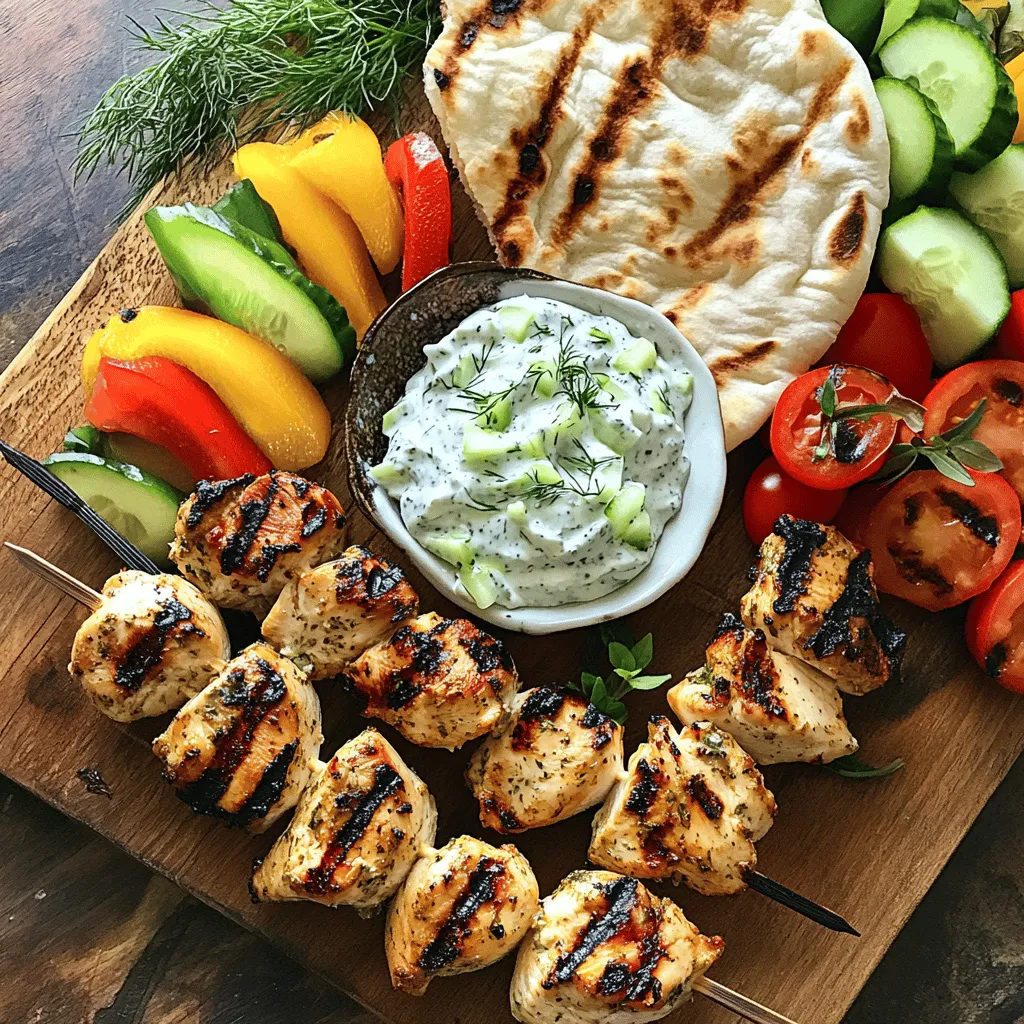 Tzatziki Chicken Skewers Savory and Simple Recipe
