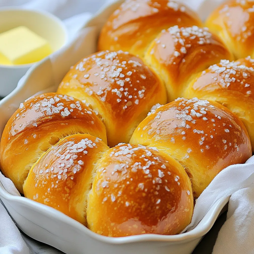 Buttery Soft Pretzel Rolls Easy and Delicious Recipe