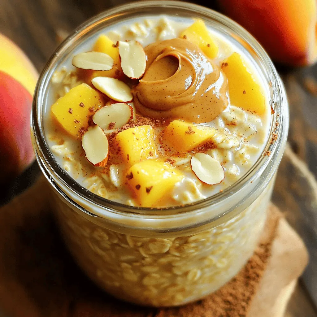 Peach Almond Overnight Oats Delicious and Nutritious