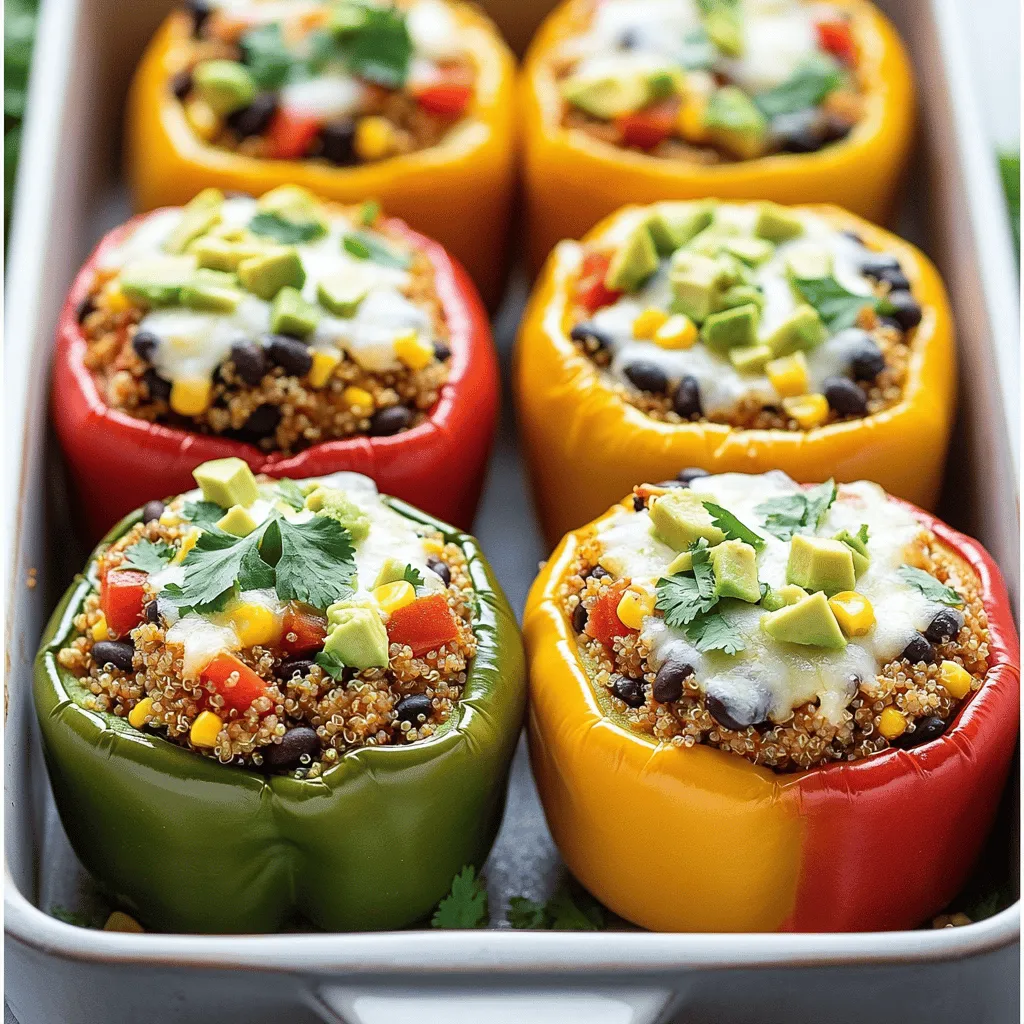 Vegetarian Stuffed Peppers Flavorful and Easy Recipe