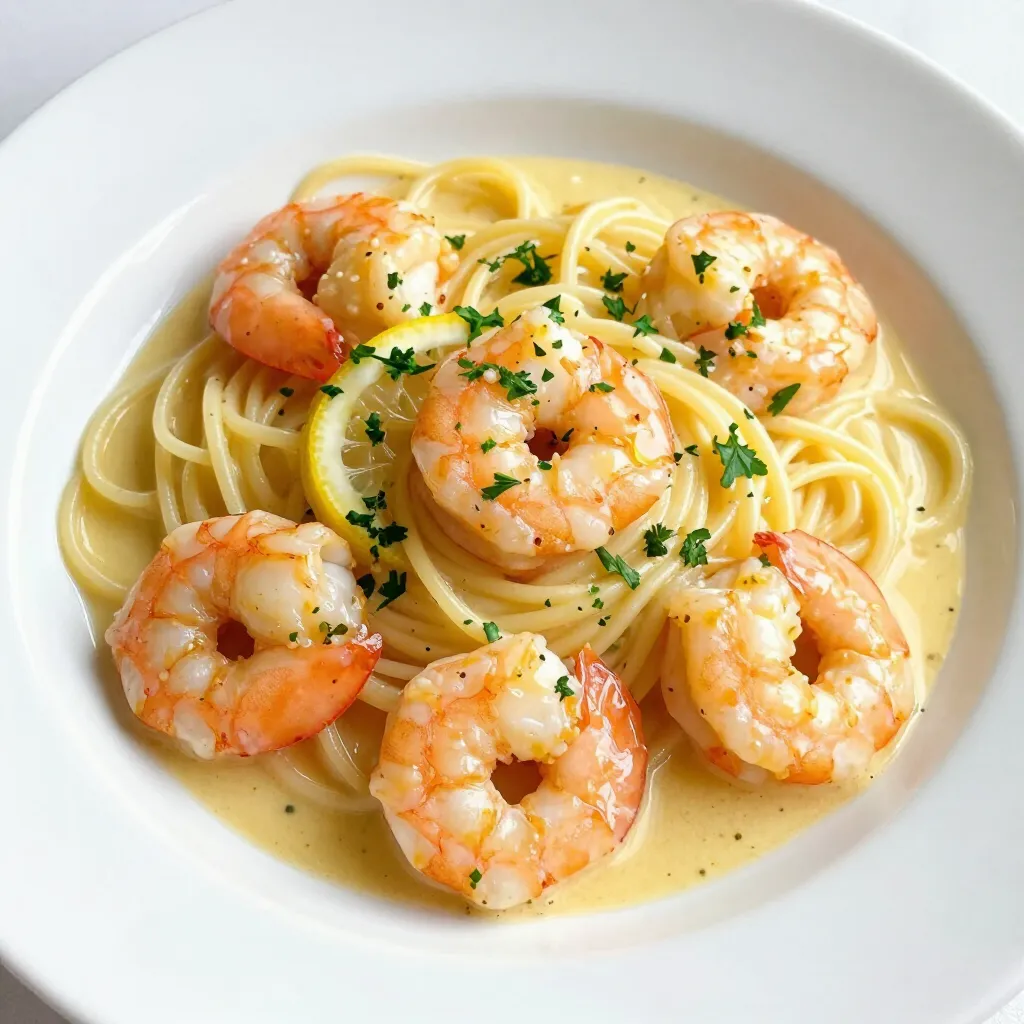 Lemon Garlic Shrimp Scampi Flavorful and Quick Meal