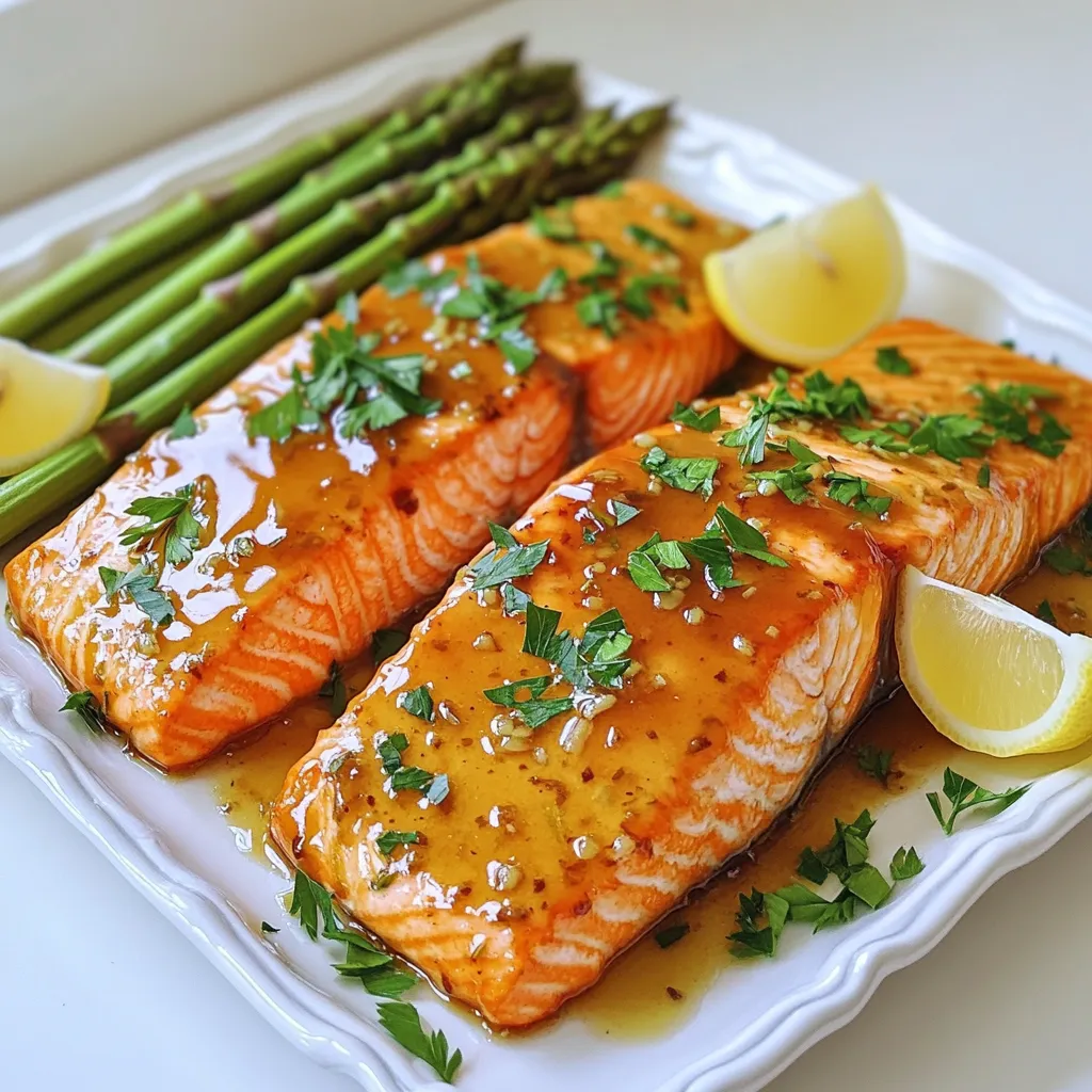 Honey Garlic Salmon and Asparagus Sheet Pan Delight