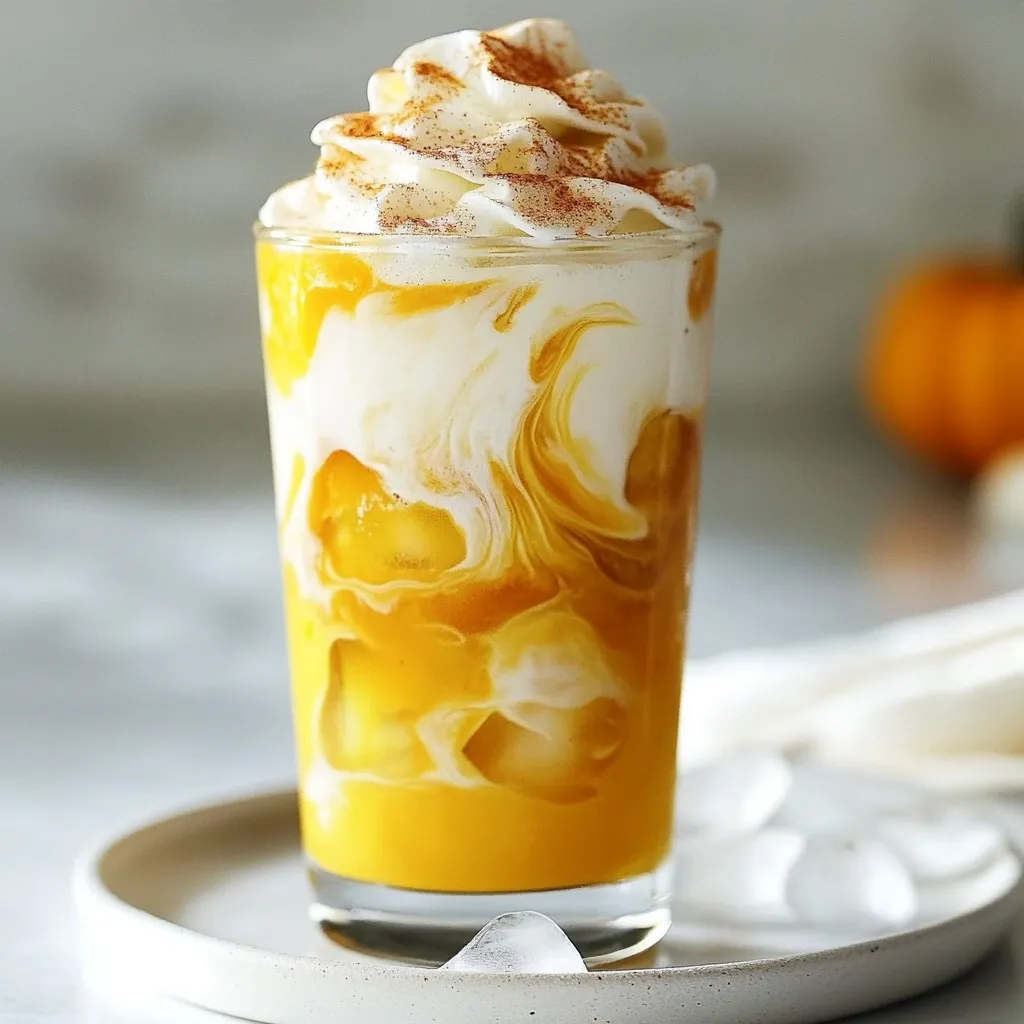 Pumpkin Cream Cold Brew Copycat Smoothie Delight