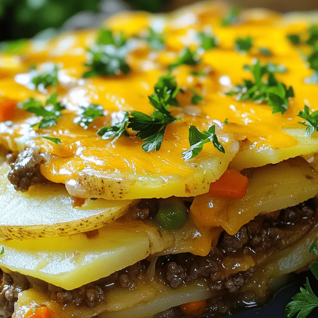 Ground Beef and Potatoes Flavorful Casserole Recipe