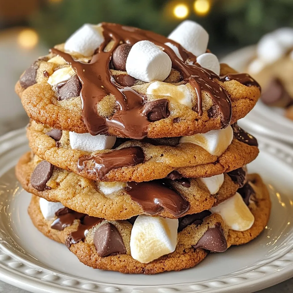 S’mores Chocolate Chip Cookies Irresistible Treats