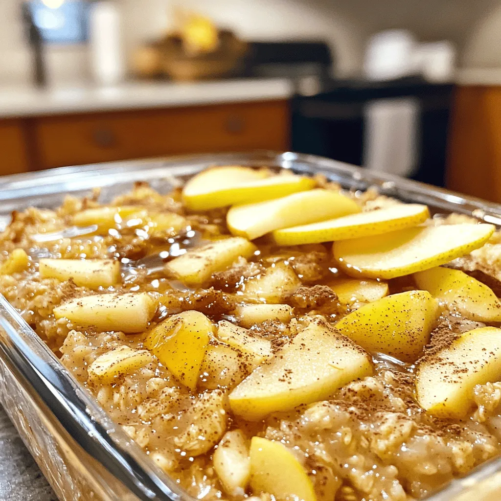 Apple Cinnamon Oatmeal Bake Simple and Tasty Recipe