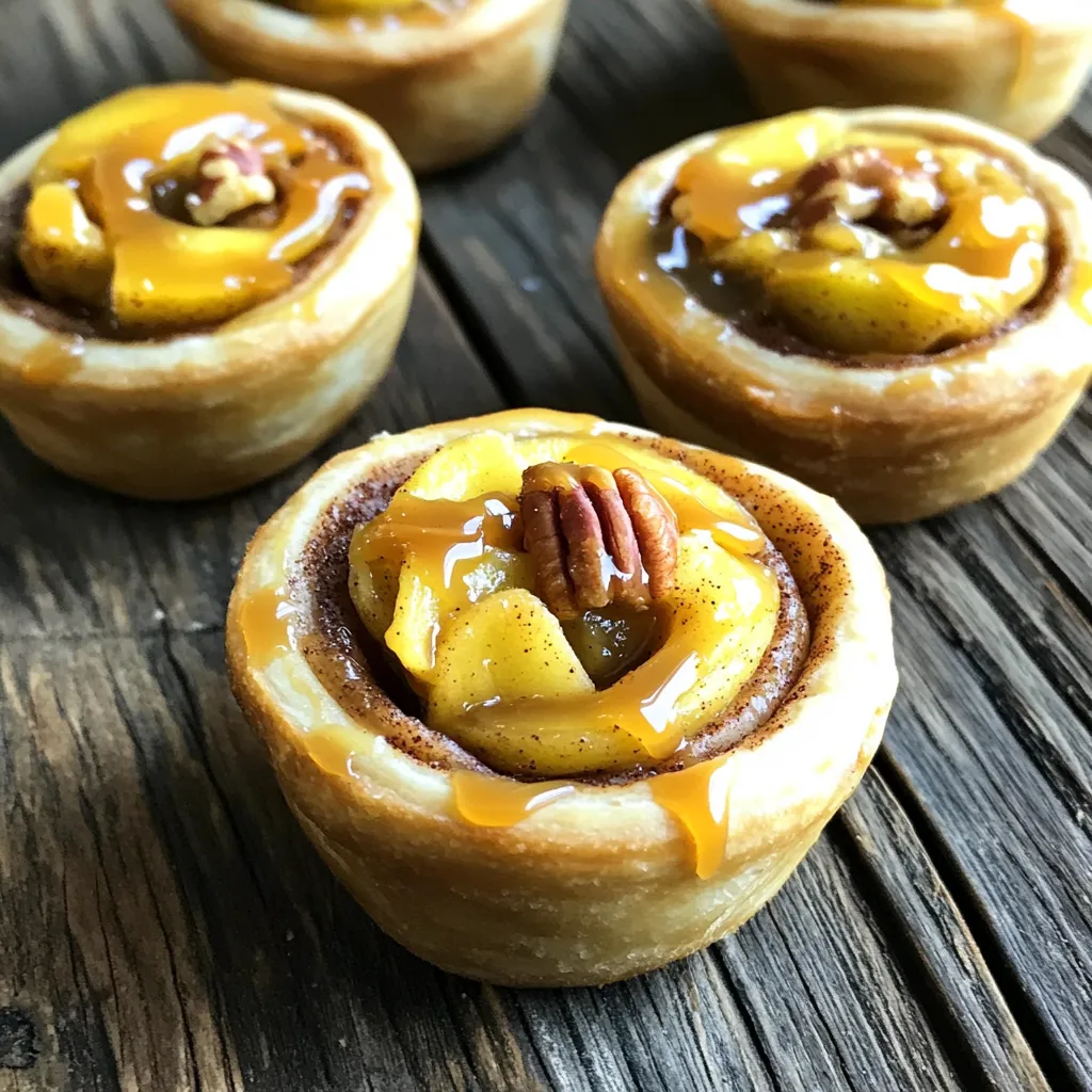 Caramel Apple Cinnamon Roll Cups Irresistible Delight