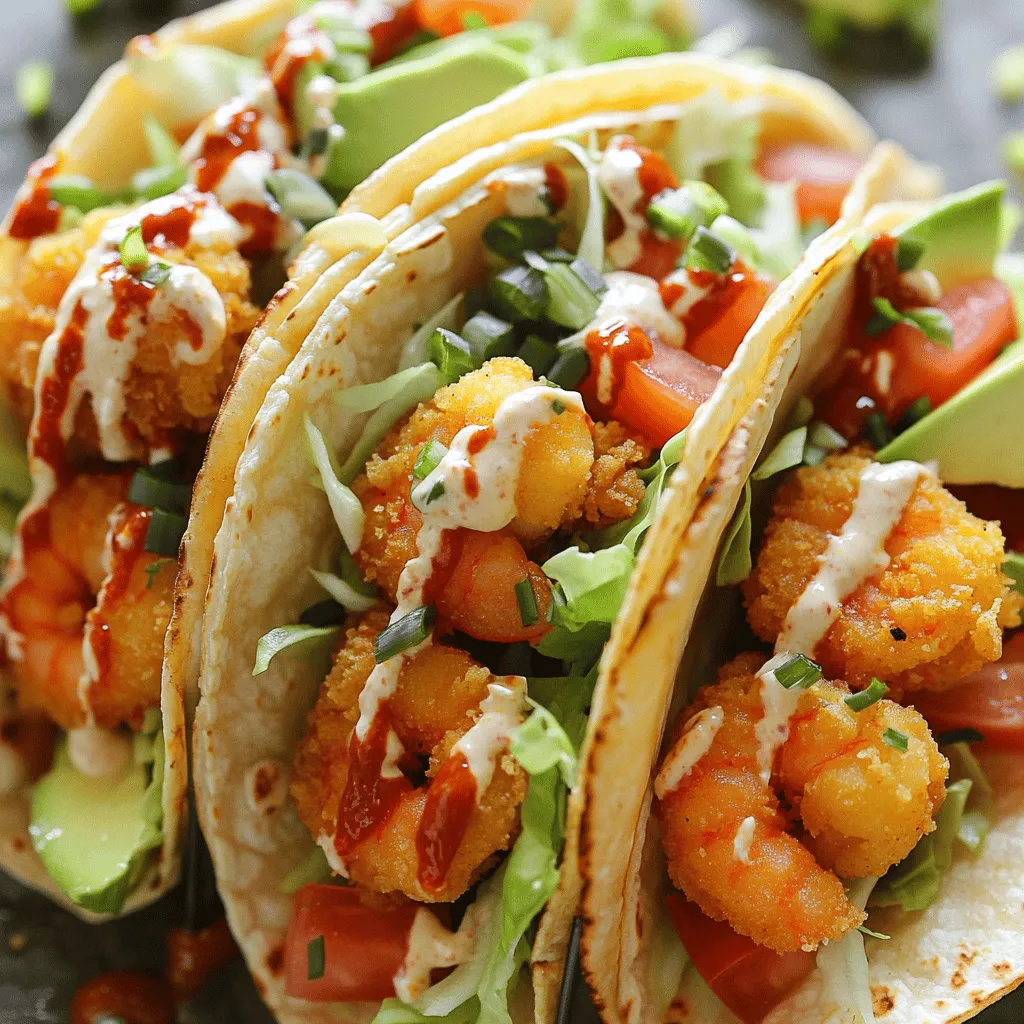 Air Fryer Bang Bang Shrimp Tacos Flavorful Delight