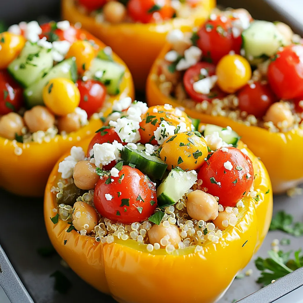 Mediterranean Stuffed Peppers Flavorful and Nutritious