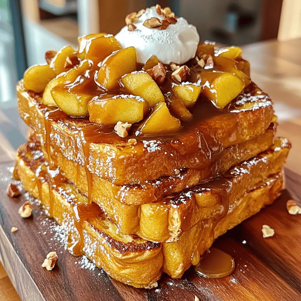 Caramel Apple French Toast Irresistible Breakfast Treat