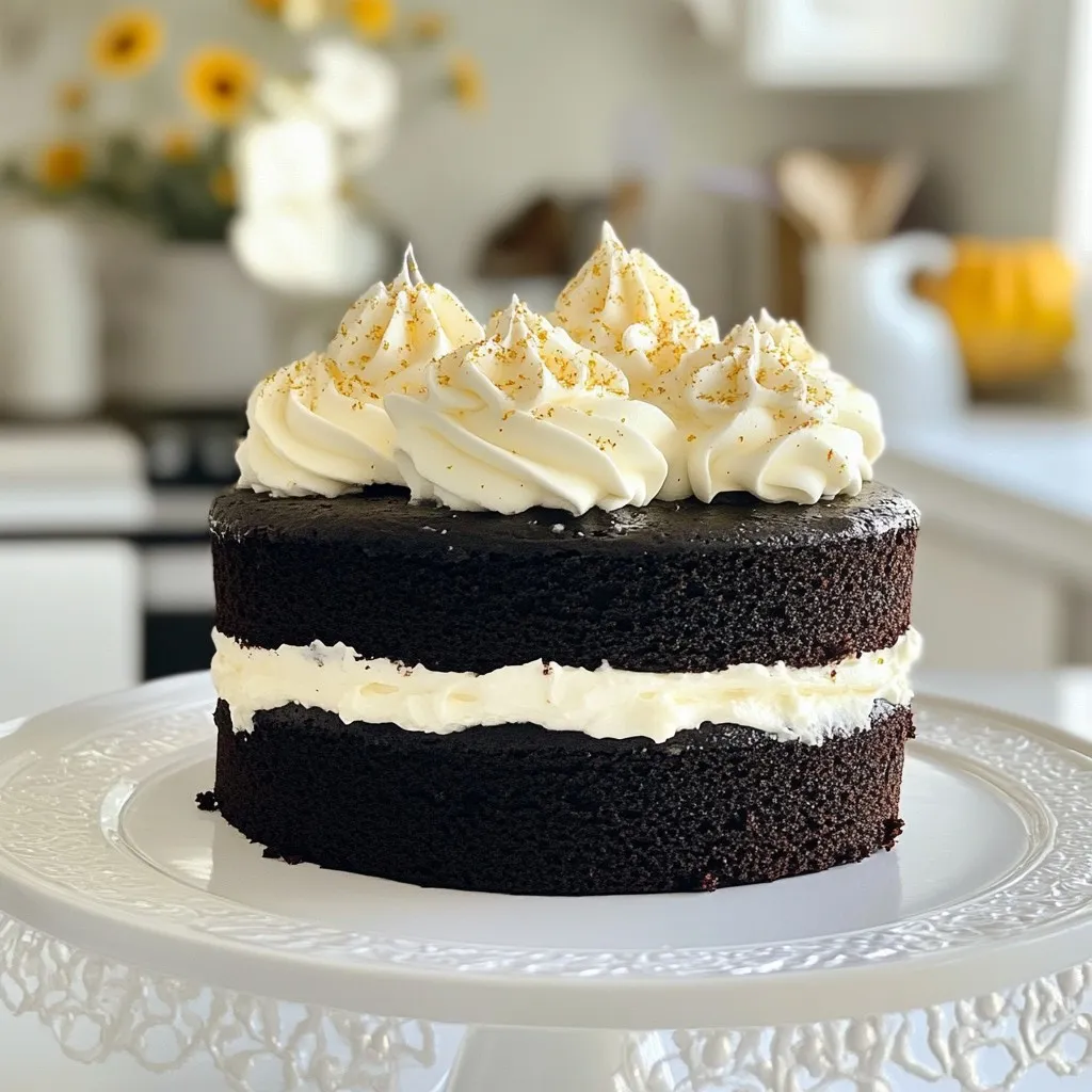 Black Velvet Halloween Cake Delightful and Spooky Treat