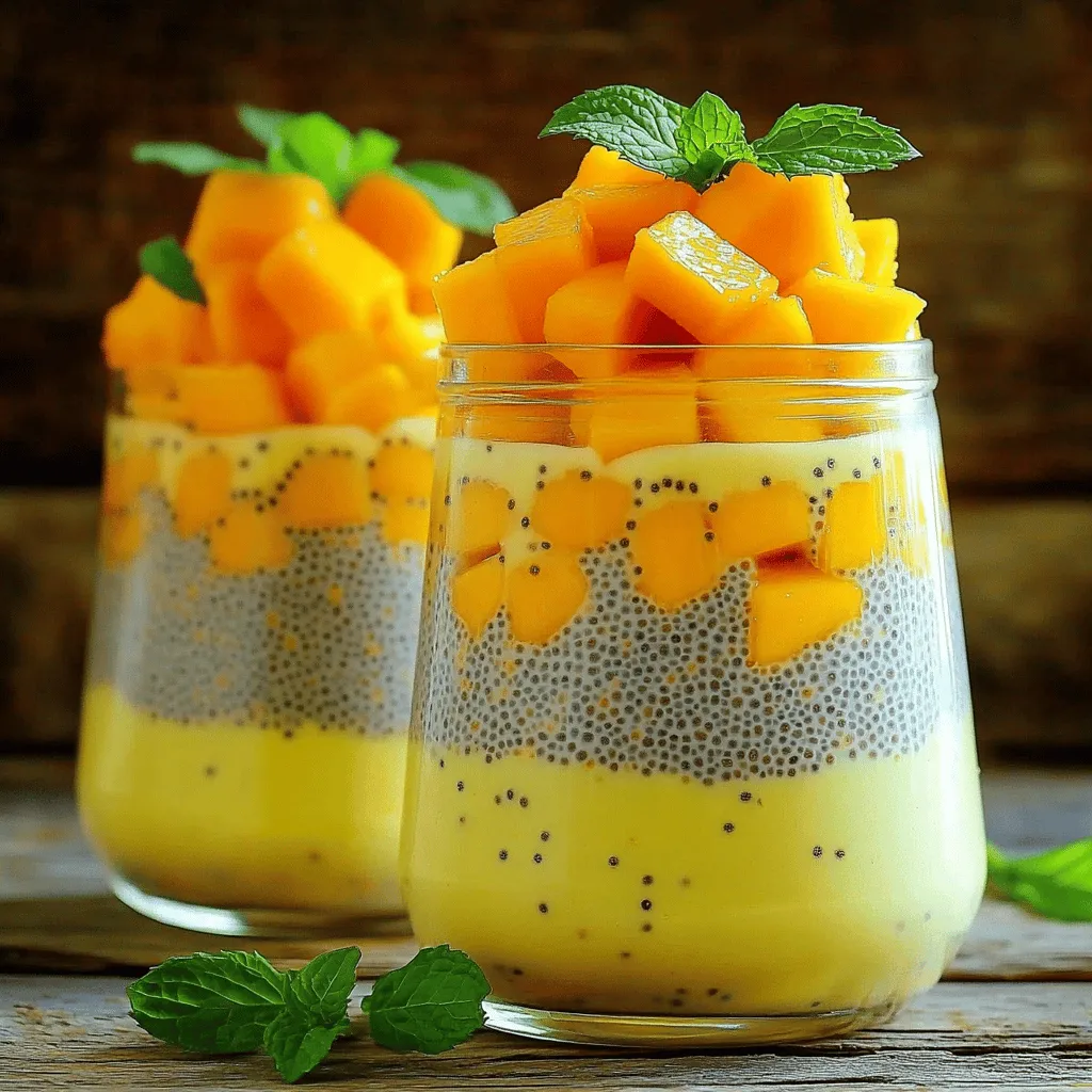 Mango Coconut Chia Pudding Simple and Healthy Treat