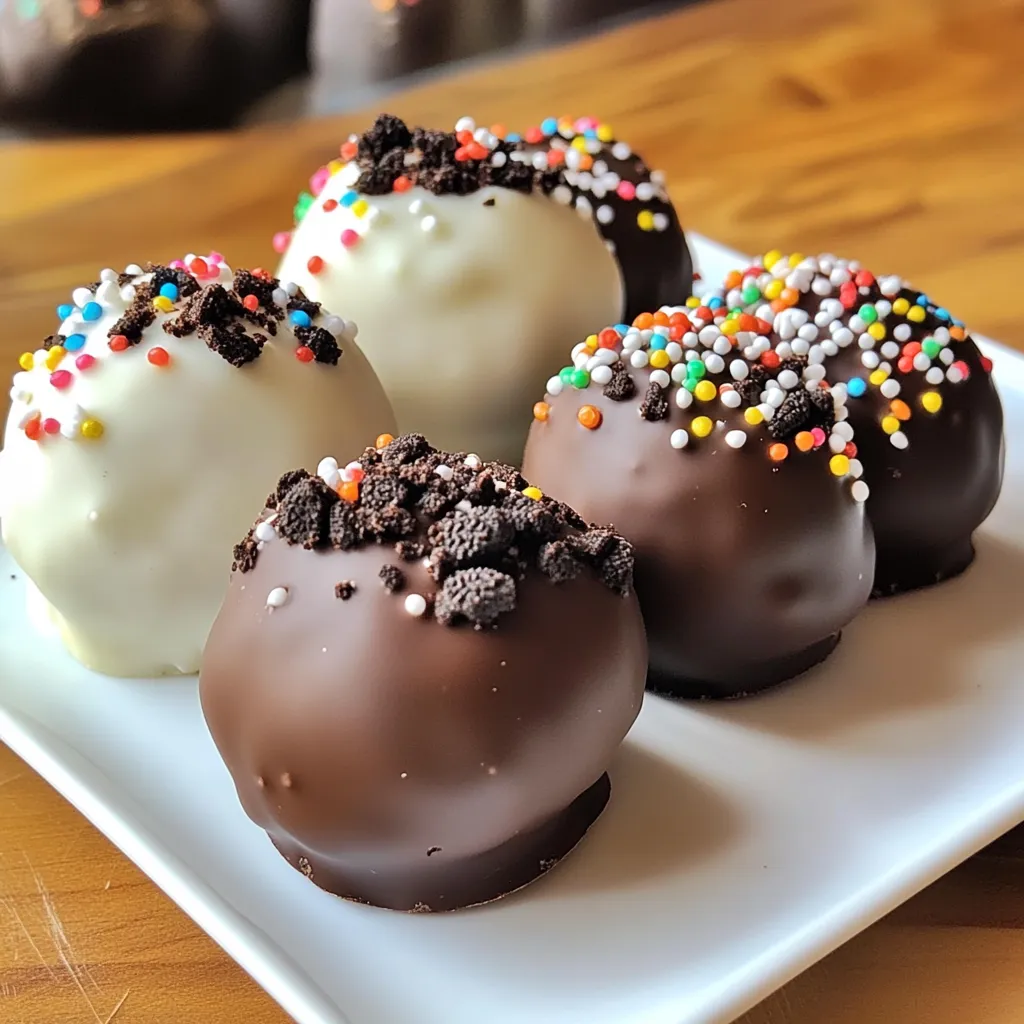 Oreo Cookie Truffles No Bake Delightful Dessert Treat