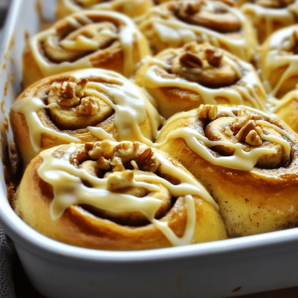 Irresistible Banana Bread Cinnamon Rolls Soft and Sweet