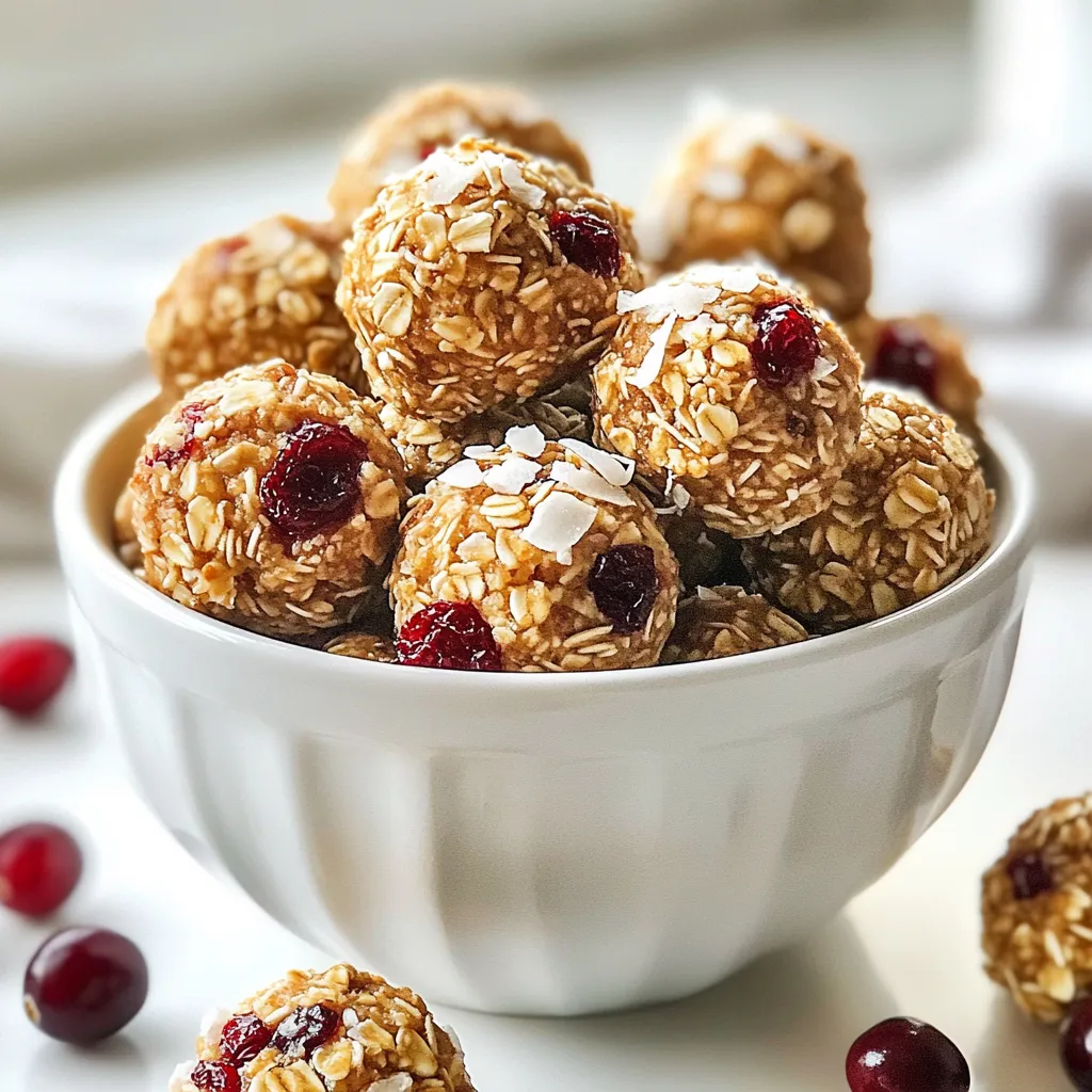 Orange Cranberry Energy Bites Healthy Snack Idea