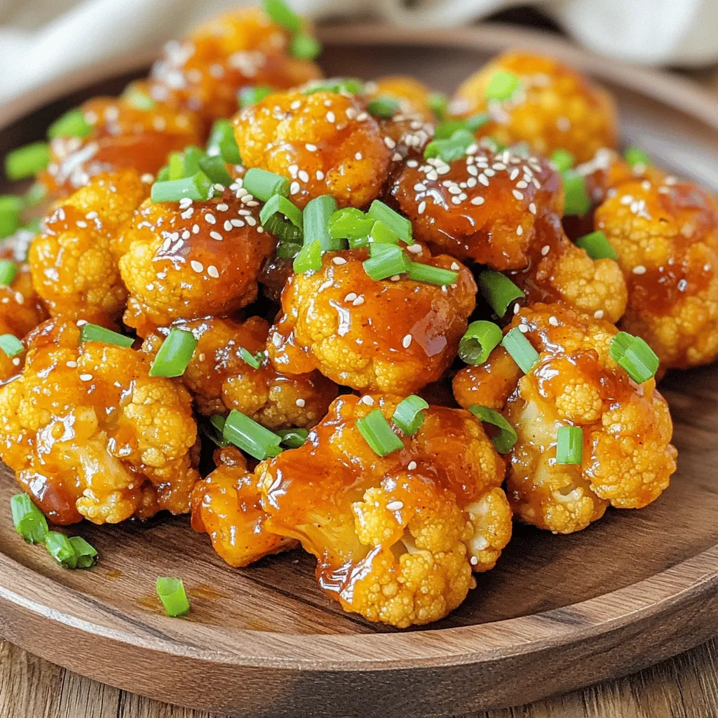 Air Fryer Honey Sriracha Cauliflower Bold Flavor Dish