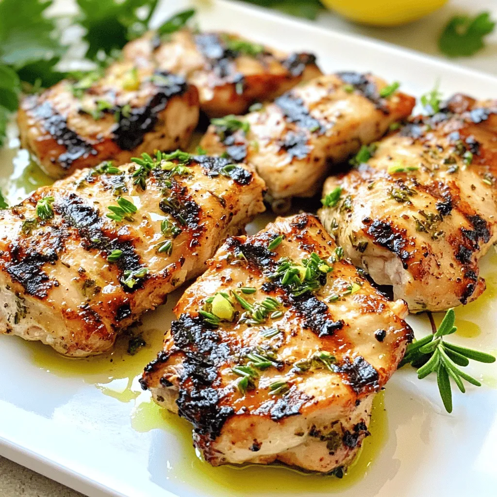 Garlic Herb Grilled Chicken Flavorful Summer Dish