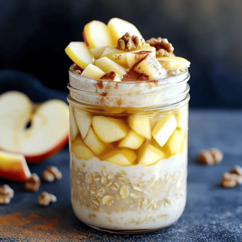 Delicious Apple Pie Overnight Oats Simple Recipe