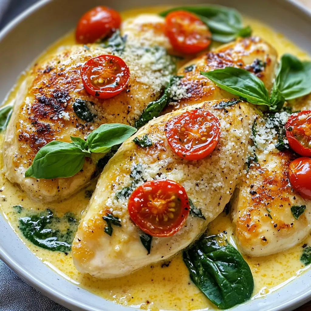 Creamy Garlic Tuscan Chicken Flavorful Dinner Delight