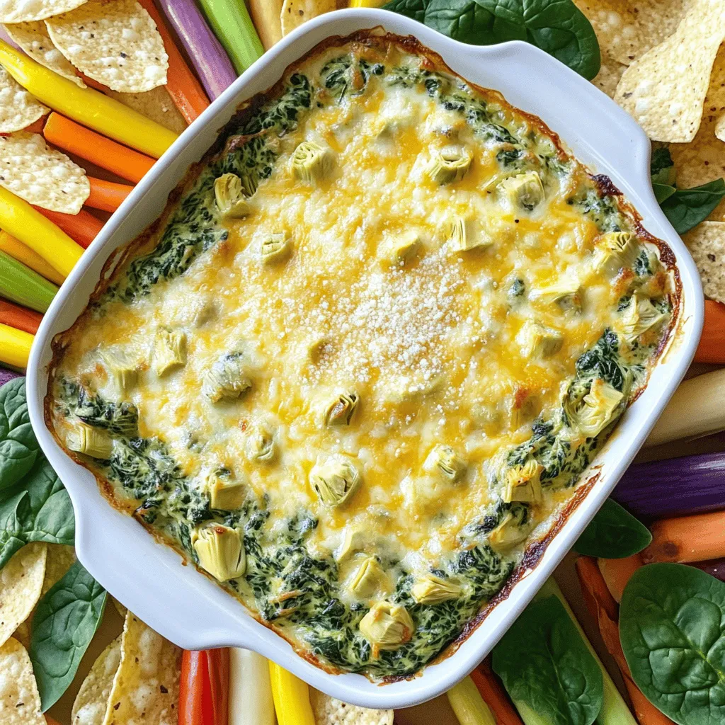 Spinach Artichoke Dip Delicious and Easy Recipe