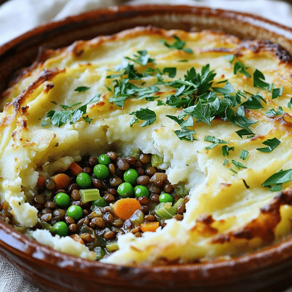 Easy Lentil Shepherd&#8217;s Pie Flavorful and Simple Dish