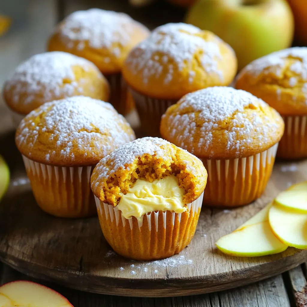 Bakery-Style Pumpkin Cream Cheese Muffins Delight