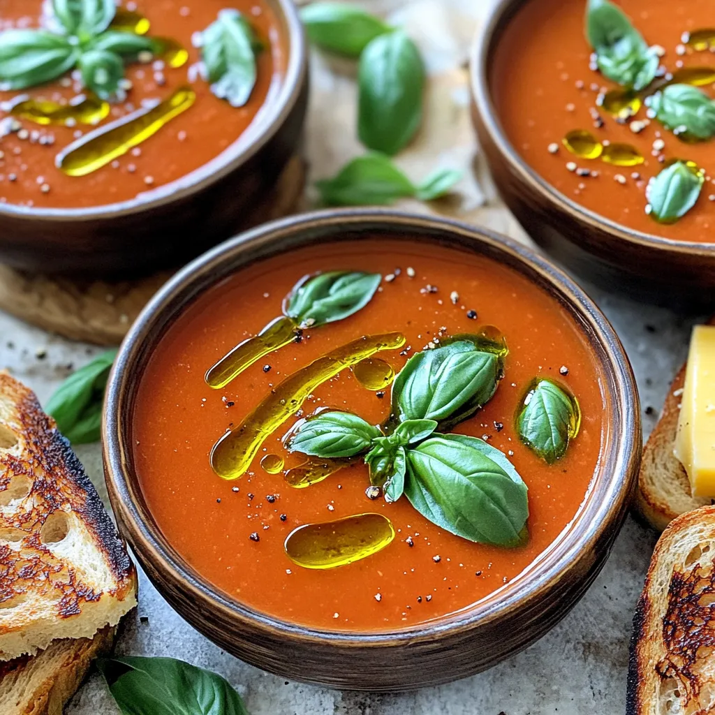 Slow Cooker Tomato Basil Soup Flavorful Comfort Dish