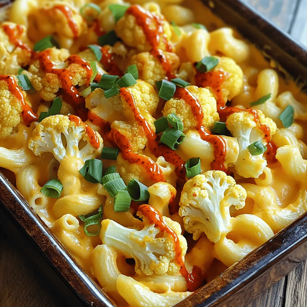 Buffalo Cauliflower Mac and Cheese Delightful Recipe