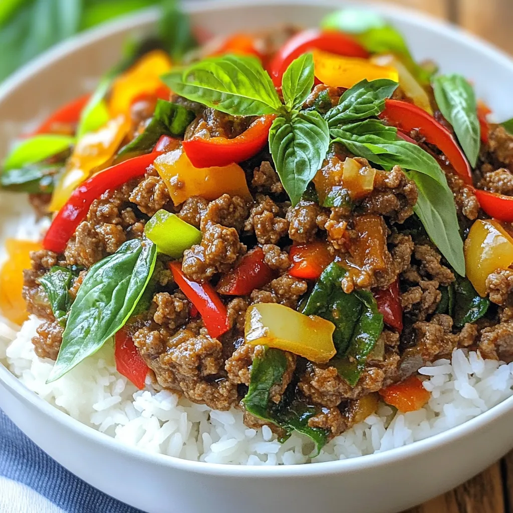 Thai Basil Beef Flavorful Stir-Fry Recipe Easy Guide