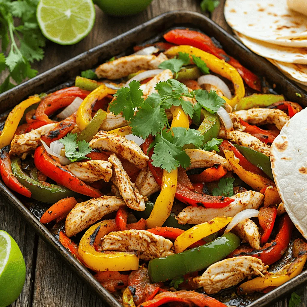 Savory Sheet Pan Chicken Fajitas Easy Recipe Tonight