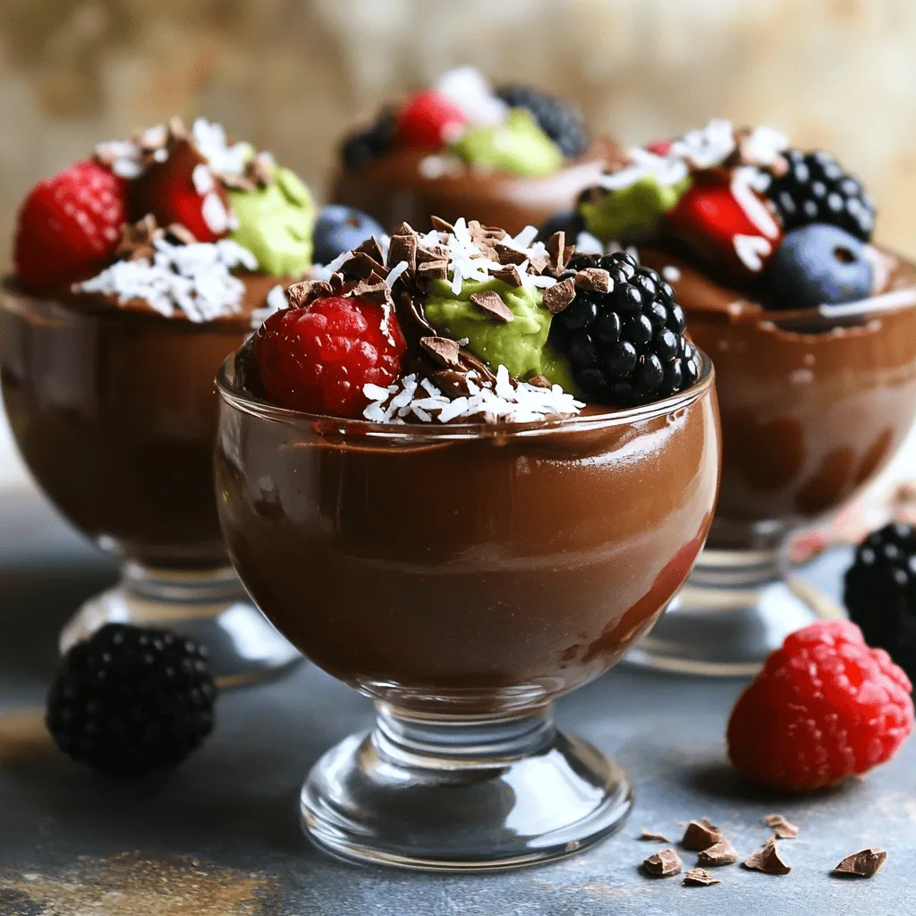 Vegan Chocolate Avocado Mousse Simple and Decadent