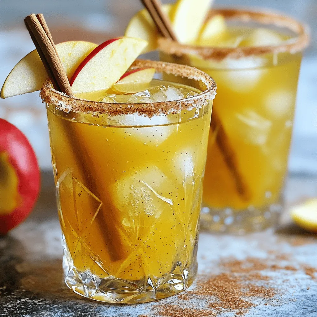 Apple Cider Margarita Refreshing Fall Cocktail Recipe